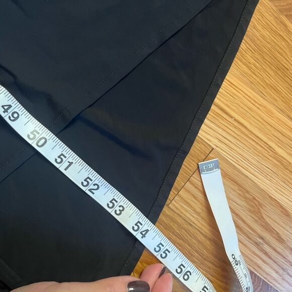 Lafayette 148 New York Navy Fluid Viscose Crepe Dress & Cardigan Set Size L - Picture 11 of 12